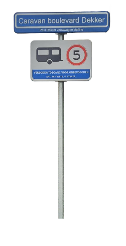 Opritbord Paul Dekker Vouwwagenstalling